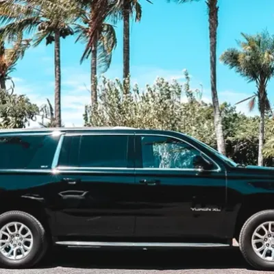 a black car in Maui, Hawaii